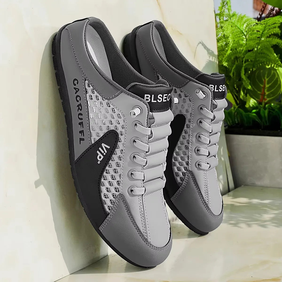 2025 Men's Casual Slip-On Half-Slippers - Durable, Comfortable, Breathable, and Stylish