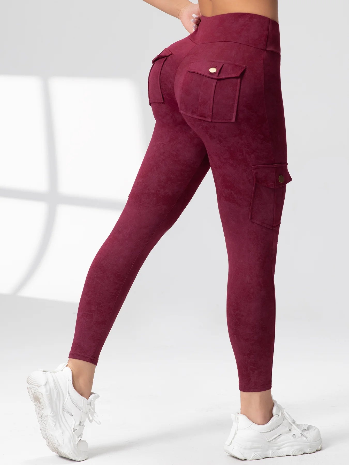 Seamless Yoga Cargo Leggings for Women with Pocket - High Waist Hip Lifting Fitness Pants (Available in 1, 2, or 3 Pieces)