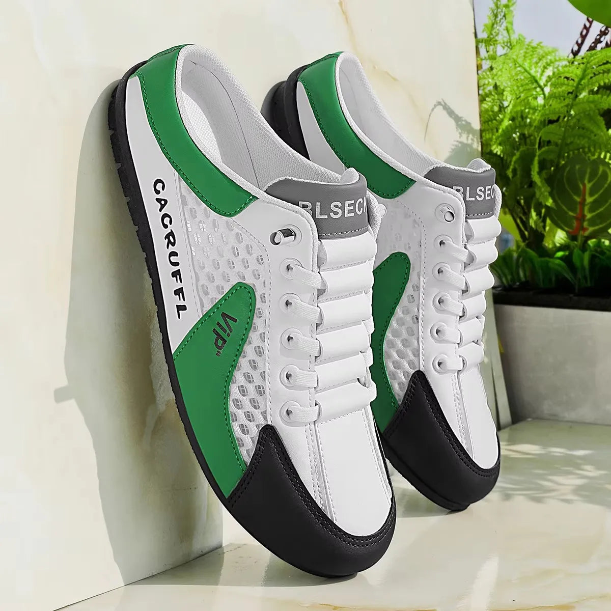 2025 Men's Casual Slip-On Half-Slippers - Durable, Comfortable, Breathable, and Stylish