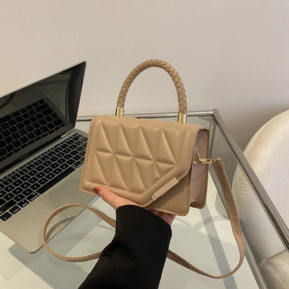 2024 Designer Plaid PU Leather Crossbody Shoulder Bag for Women