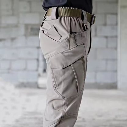 Men's Elastic Cargo Pants for Spring and Autumn - Versatile Outdoor Trousers for Trekking, Hiking, Camping, Climbing, Running, and Cycling